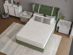 Saltea cu arcuri SomnART LETTO 140×200, înălțime 22 cm, ortopedică, husă matlasată, duritate medie-tare