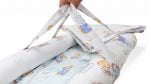 Baby Nest Somnart: Cosulet bebelusi + Salteluta 42x84x2 cm + Paturica 70×70 cm model Ursuleti