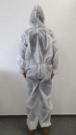 Combinezon refolosibil, autoclavabil, alb, material polipropilena Geosin, 100 g/mp – XXL