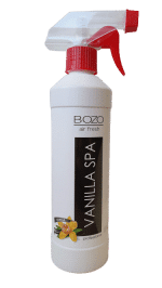Odorizant ambiental concentrat cu aroma vanilie, Bozo Air Fresh – Vanilla Spa – 500ml