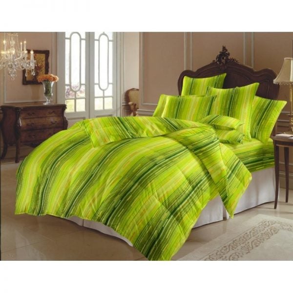 Lenjerie pentru 2 persoane Somnart Ultrasleep, bumbac 100%, verde