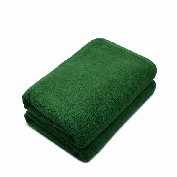 Set 2 prosoape de corp bumbac 100%, 600gsm, Somnart, 70x140cm, verde