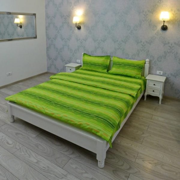 Lenjerie pentru 2 persoane Somnart Ultrasleep, bumbac 100%, verde