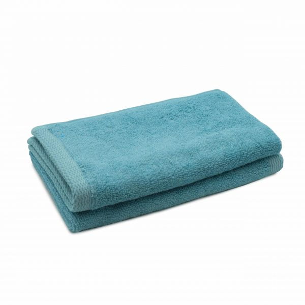 Set 2 prosoape maini bumbac 100%, 600gsm, Somnart, 30x50cm, turcoaz