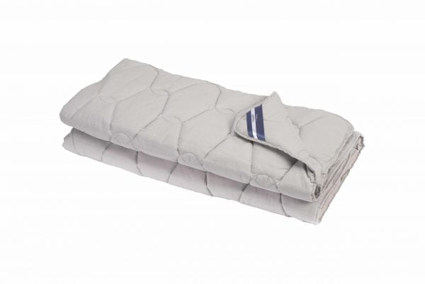Set Pilota bumbac Somnart Bella 180x200cm 200g model biscuite + 2 perne bumbac Somnart Bella, 50x70cm, Gri