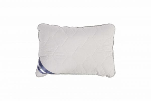 Set Pilota bumbac Somnart Bella 150x200cm 200g model biscuite + 1 perna bumbac Somnart Bella, 50x70cm, Gri