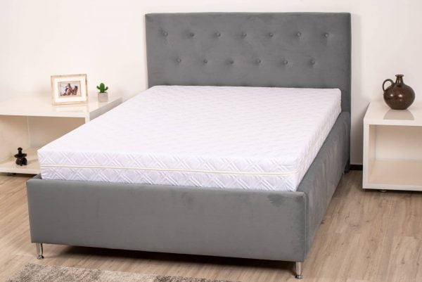 Saltea cu spumă poliuretanică Somnart Avantaj Ortopedic 140×200, înălțime 16 cm, ortopedică, husă detașabilă, hipoalergenică, rulată, fermitate medie