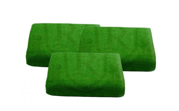 Set 2 prosoape de corp bumbac 100%, 600gsm, Somnart, 70x140cm, verde