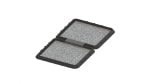 SET 2 x Covor dezinfectant cu tava de retentie, 2 buc x 48,5 x 42 x 5 cm, asamblabile smart, cu burete