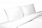 Lenjerie de pat pentru 2 persoane Damasc Somnart, 100% bumbac damasc, 4 piese, Cearceaf pat 200×260, Cearceaf pilota 180×200, Fete de perne 50×70 x 2