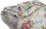 Pilota 4 anotimpuri 180×200 cm Roses Somnart, microfibra, 200 g +120 g, multicolor