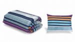 Set pilota primavara/vara si 1 perna Viseo Rainbow Somnart, microfibra, 150 g/mp, 140×200 cm + 50×70 cm
