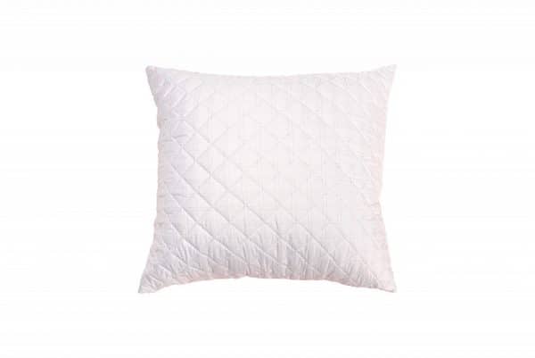Perna matlasata Somnart, 70×70 cm, microfibra cu fibre de carbon