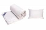 Set pilota 150×200 cm, 300 g si o perna 50×70 cm Somnart, microfibra matlasata, cu fibre de carbon