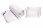 Set pilota 180×200 cm, 300 g si 2 perne 50×70 cm Somnart, microfibra matlasata, cu fibre de carbon