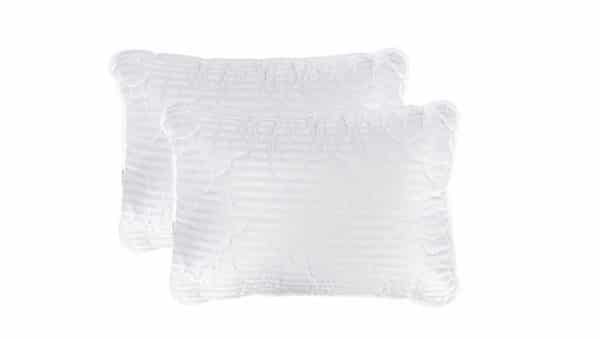 Set 2 Perne Somnart matlasate microfibra Striata, 50×70 cm