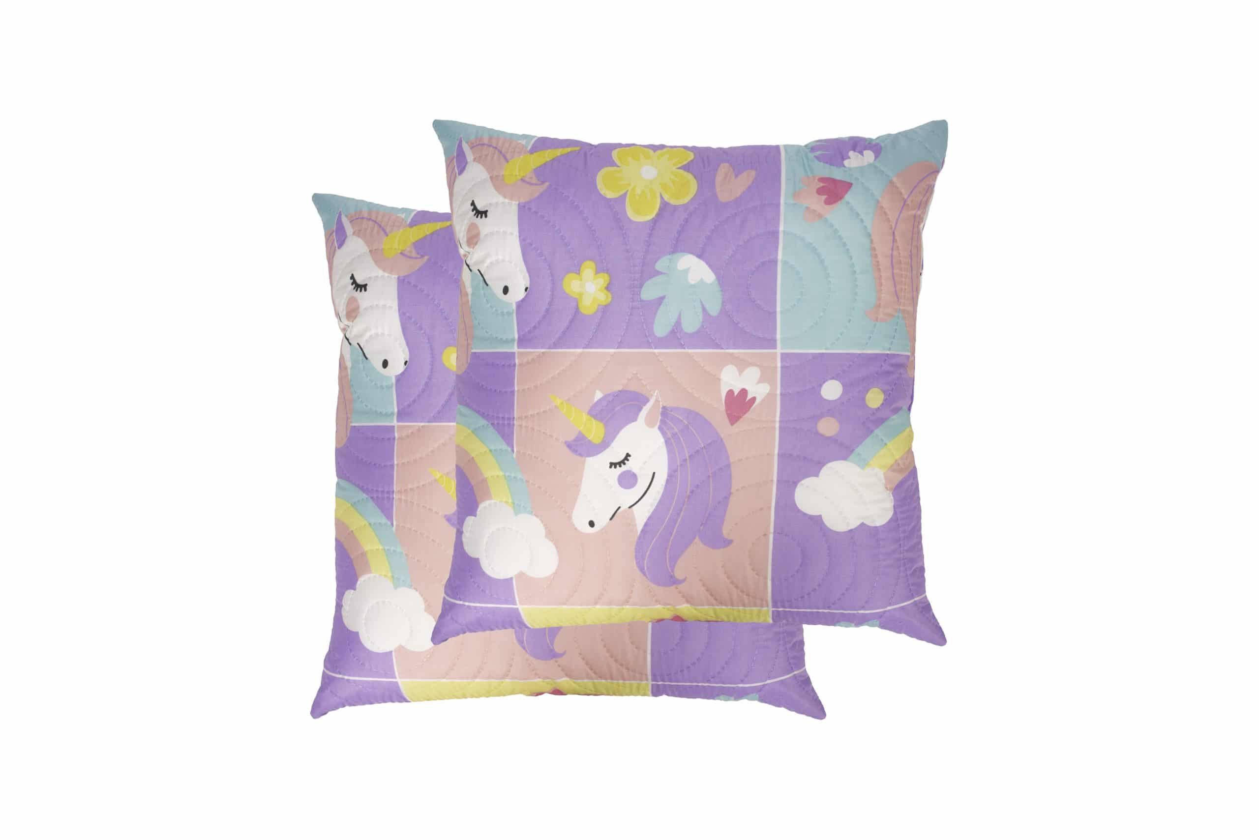 Set 2 perne Somnart Unicorn, 70×70 cm, microfibra Set 2 perne Somnart Unicorn, 70×70 cm, microfibra