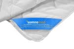 Pilota de iarna antiacarieni, Somnomed, microfibra alba, 150×210, umplutura groasa de iarna, 400 gsm