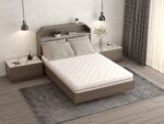 Saltea cu memorie SOMNART 160×200, înălțime 17 cm, ortopedică, husă detașabilă cu fermoar, fermitate medie