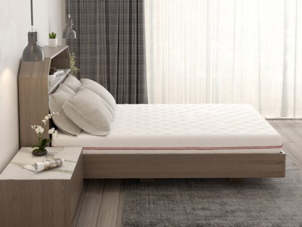 Saltea cu memorie SOMNART 160×200, înălțime 17 cm, ortopedică, husă detașabilă cu fermoar, fermitate medie
