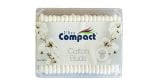 Betisoare de urechi, 100% bumbac, Ultra Compact Cotton Buds, 200 buc