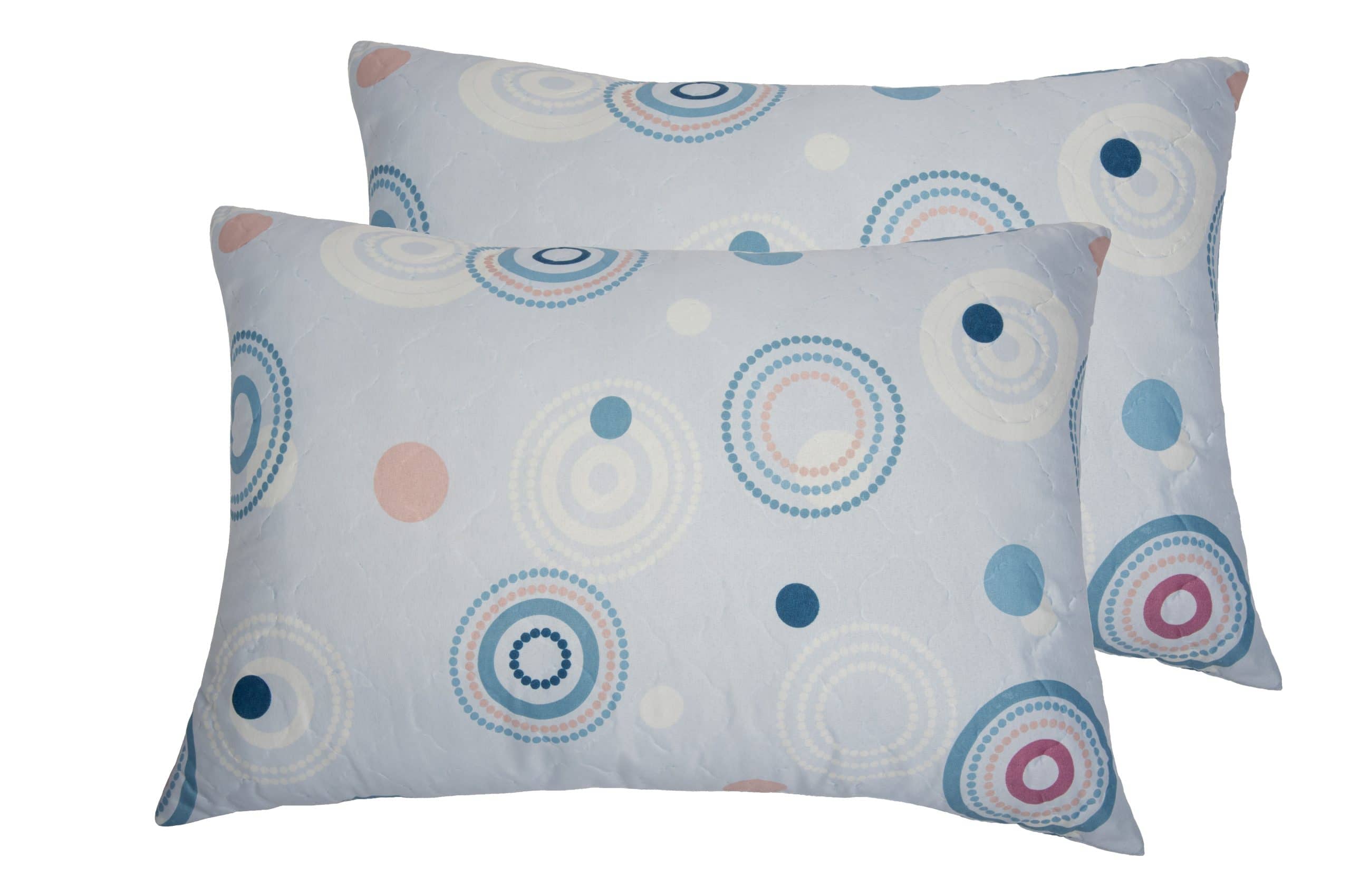 Set 2 perne matlasate Circles Somnart 50×70 cm, microfibra Set 2 perne matlasate Circles Somnart 50×70 cm, microfibra