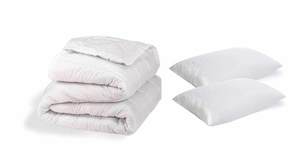 Set Confort Somnart pilota 200×220 cm + 2 perne 50×70 cm, microfibra