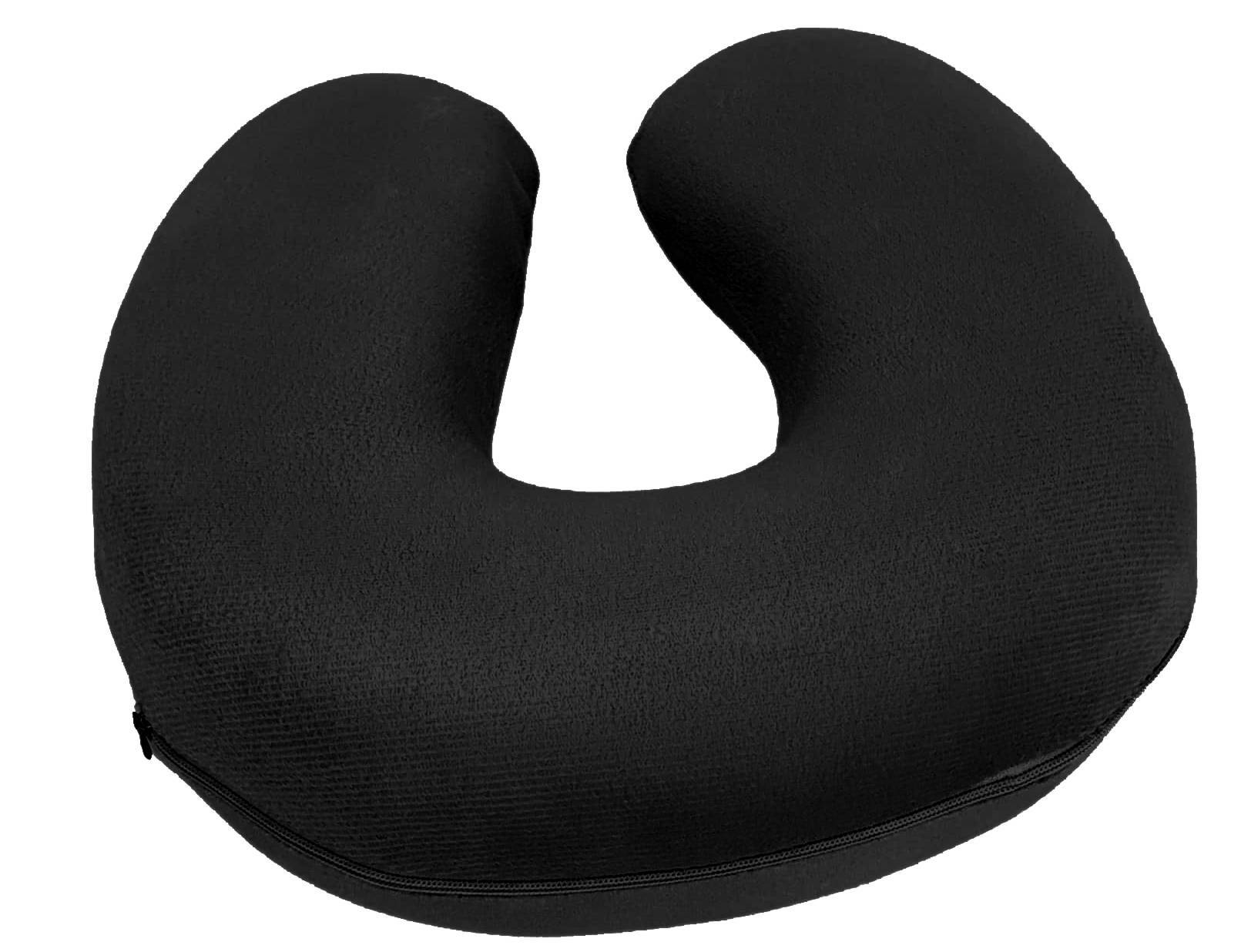 Perna calatorie SOMNART din spuma Memory cul NEGRU dimensiune 32x32x8 Perna calatorie SOMNART din spuma Memory cul NEGRU dimensiune 32x32x8