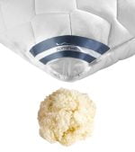 Perna cu lana, Somnart Natur Lana, matlasata, tesatura bumbac 100%, umplutura lana 100%, 50×70 cm