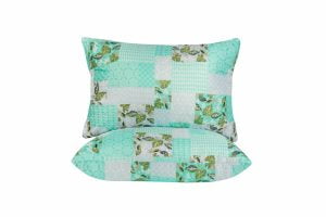 Set 2 perne Somnart microfibra Ultrasleep Green Flowers Somnart 50×70 cm