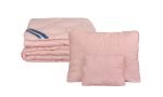 Set Somnart Bella Pink, 1 perna 40×50, 1 perna 70×90, 1 pilota 140×200, roz