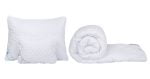 Set Somnart HypoallergenicMed pilota 140×200 cm de 200g, 1 perna 40×50 si 1 perna 70×90 cm