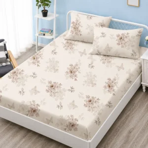 Husa de pat Finet + 2 fete de perna, pentru saltea de 160×200 cm, Soft Magnolia, 4