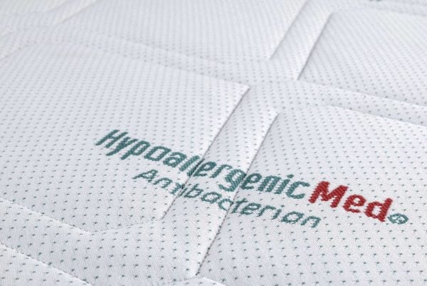 Husa Somnart HypoallergenicMed Antibacteria, 160×200, inaltime 18 cm, detasabila cu fermoar