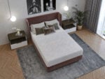 Saltea cu arcuri SomnART DORMA 140×200, înălțime 20 cm, ortopedică, husă matlasată, duritate medie