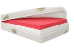 Husa saltea 160x200x25, Aloe Vera, matlasata,  lavabila, detasabila, cu fermoar 4 laturi