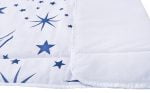 Patura impermeabila bebe, bumbac frotir, SomnART, 100×110 cm, Stelute