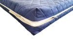 Saltea cu burete Somnart 90×200, înălțime 15 cm, husa impermeabilă matlasată cu vatelina, detașabilă, lavabilă, cu fermoar, fermitate medie