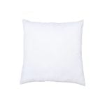 Perna 60×60 Somnart Belina, microfibra, lavabila la masina, vidata, Alb