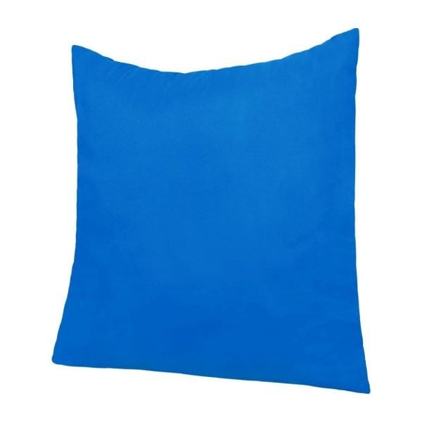 Perna 70×70 Somnart Belina, microfibra, lavabila la masina, vidata, Albastru