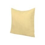Perna 60×60 Somnart Belina, microfibra, lavabila la masina, vidata, Galben