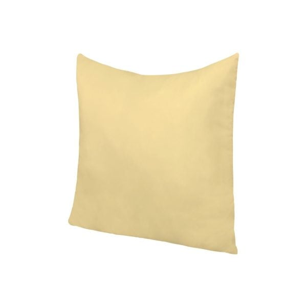 Perna 60×60 Somnart Belina, microfibra, lavabila la masina, vidata, Galben
