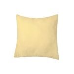 Perna 60×60 Somnart Belina, microfibra, lavabila la masina, vidata, Galben