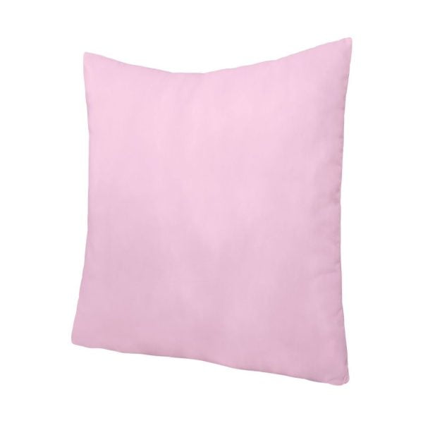 Perna 70×70 Somnart Belina, microfibra, lavabila la masina, vidata, Roz