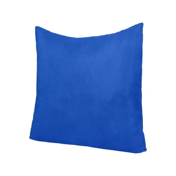 Perna 60×60 Somnart Belina, microfibra, lavabila la masina, vidata, Ultramarin