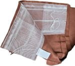 Draperie cu rejansa, banda multifunctionala, Jakob, L140 x H245, maro