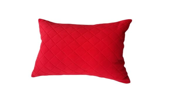 Perna 50×70 matlasata micropolar moale si pufos PolarTech tip Cocolino, culoare Red, Somnart, vidata