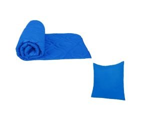 📣Pachet 1 Pilota matlasata Somnart Belina Albastru, 150×200 cm + 1 Perna Somnart Belina Albastru, 60×60 cm