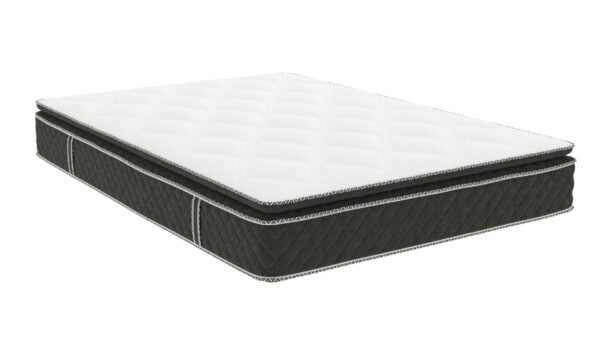 Saltea cu arcuri si memorie Somnexpert Top Confort 90x200x30, fermitate mediu-tare, cu topper integrat, cu manere