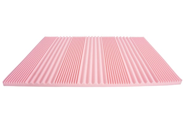 Topper cu spuma poliuretanica Superconfort Lavant 7 Zone 180×200, husa detasabila si lavabila, tratament lavanda, fermitate medie